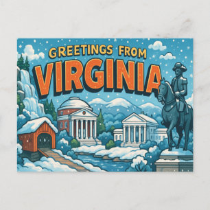 VIRGINIA Postkarte