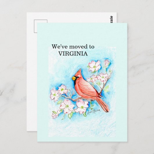 Virginia Postkarte (Vorne/Hinten)