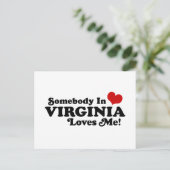 Virginia Postkarte (Stehend Vorderseite)