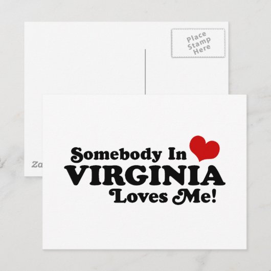 Virginia Postkarte (Vorne/Hinten)