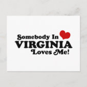 Virginia Postkarte (Vorderseite)