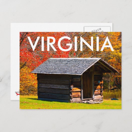 VIRGINIA POSTKARTE (Vorne/Hinten)