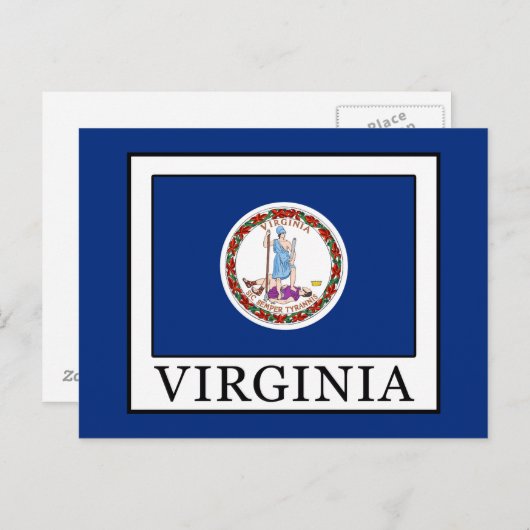 Virginia Postkarte (Vorne/Hinten)