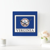 Virginia Quadratische Wanduhr (Zuhause)