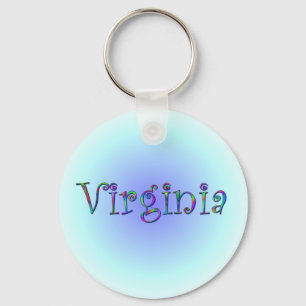 Virginia Regenbogen-Schlüsselanhänger Schlüsselanhänger