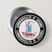 Virginia Round Emblem Button (Vorne & Hinten)