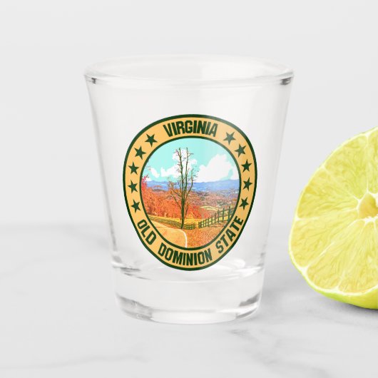 Virginia Schnapsglas (Vorderseite)