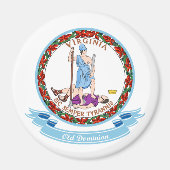 Virginia-Siegel Magnet (Vorne)