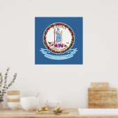 Virginia-Siegel Poster (Küche)