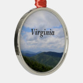 Virginia Silbernes Ornament (Rechts)