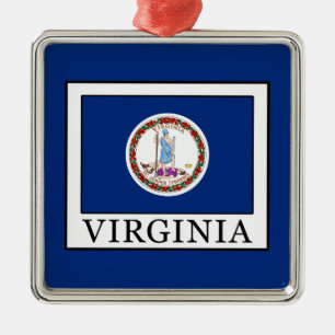 Virginia Silbernes Ornament