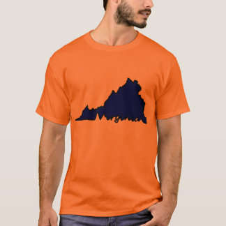 Virginia-Skript-T-Shirt - Orange T-Shirt
