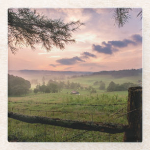 Virginia-Sonnenuntergang Glasuntersetzer