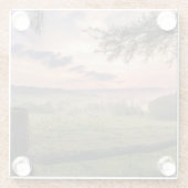 Virginia-Sonnenuntergang Glasuntersetzer (Rückseite)