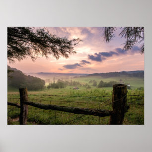 Virginia-Sonnenuntergang Poster