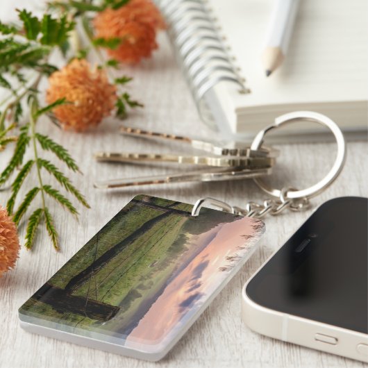 Virginia-Sonnenuntergang Schlüsselanhänger (Vorderseite rechts)