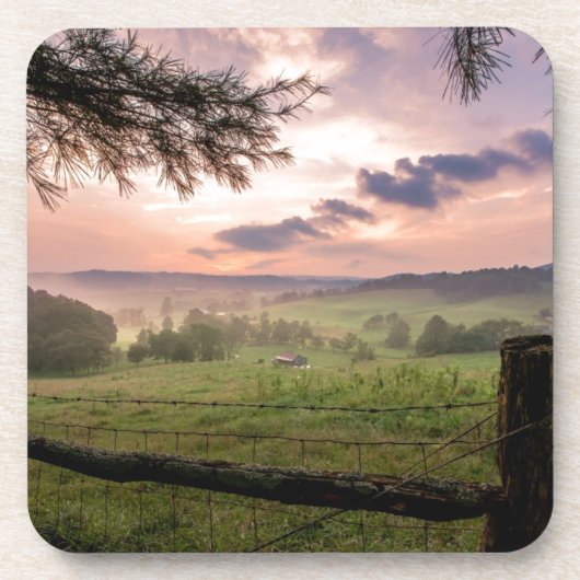 Virginia-Sonnenuntergang Untersetzer (Vorderseite)