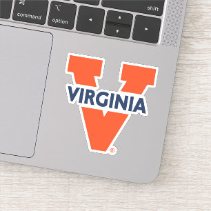 Virginia Split V Aufkleber