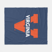 Virginia Split V Fleecedecke (Vorderseite (Horizontal))