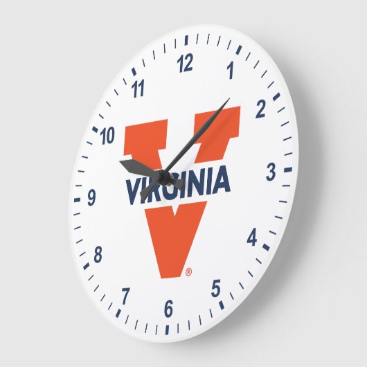 Virginia Split V Große Wanduhr (Winkel)