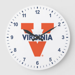 Virginia Split V Große Wanduhr