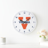 Virginia Split V Große Wanduhr (Zuhause)