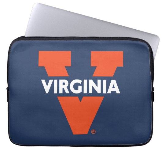 Virginia Split V Laptopschutzhülle (Vorderseite)