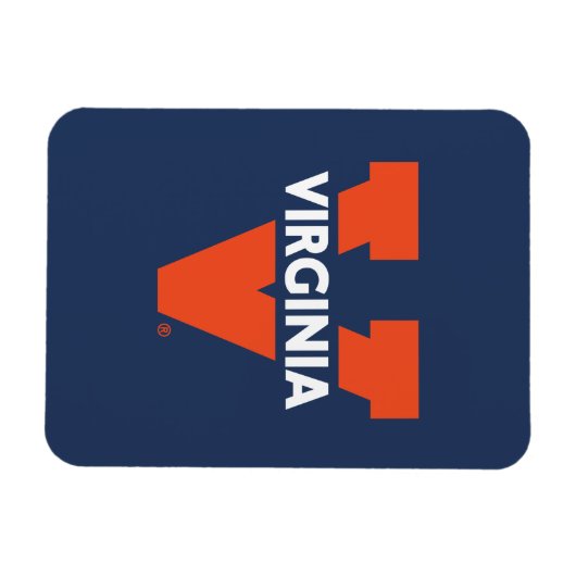 Virginia Split V Magnet (Horizontal)