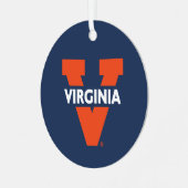 Virginia Split V Ornament Aus Metall (Vorderseite links)