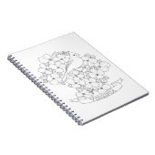 Virginia Staat Bird und Blume Farbseite Notizblock (Rechte Seite)