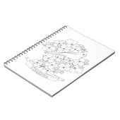 Virginia Staat Bird und Blume Farbseite Notizblock (Linke Seite)