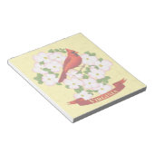Virginia Staat Kardinal Bird und Dogwood Blume Notizblock (angewinkelt)