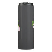 Virginia Staat Kardinal Bird und Dogwood Blume Thermosbecher (Rückseite)