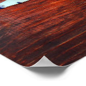 Virginia Staat License Plate Karte Poster (Ecke)