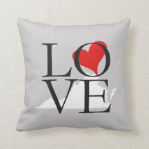 Virginia Staat Liebe Pillow