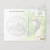 Virginia Staat Map Postkarte (Rückseite)