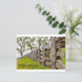 Virginia-Staat Postkarte (Stehend Vorderseite)