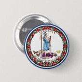 Virginia Staat Siegel, Die Staatsflagge von Virgin Button (Vorne & Hinten)