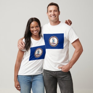 Virginia Staat Siegel, Die Staatsflagge von Virgin T-Shirt