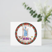 Virginia Staat Siegel Postkarte (Stehend Vorderseite)