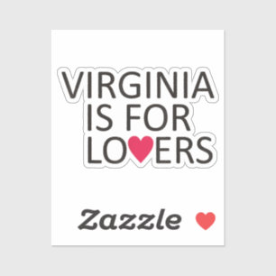 Virginia Staat T - Shirt Virginia Zuhause T-Shirt Aufkleber