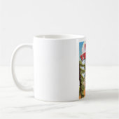 Virginia Staat Vintage Reiseplakat Kaffeetasse (Links)