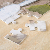 Virginia Staat Vintage Reiseplakat Puzzle (Seite)