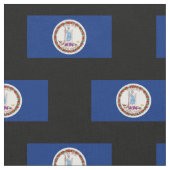 Virginia-Staats-Flagge Stoff (Nahaufnahme)