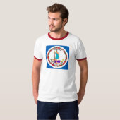 Virginia-Staats-Flaggen-T - Shirt (Vorne ganz)