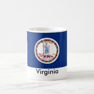 Virginia-Staats-Flaggen-Tasse Kaffeetasse