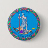 Virginia-Staats-Knopf Button (Vorderseite)