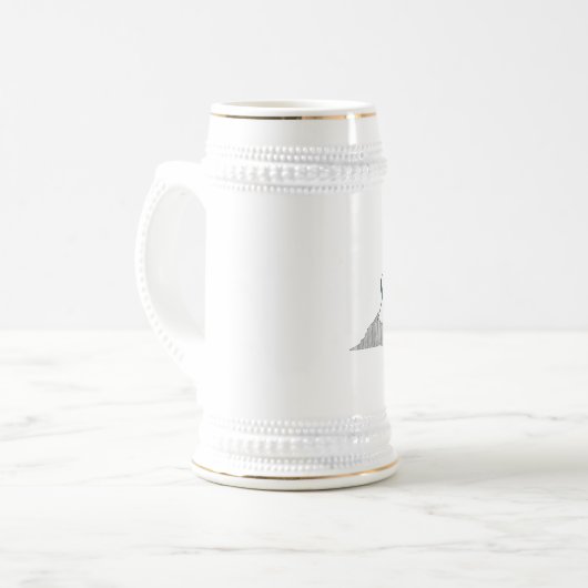 Virginia-Staats-Typografie Bierglas (Vorderseite Links)