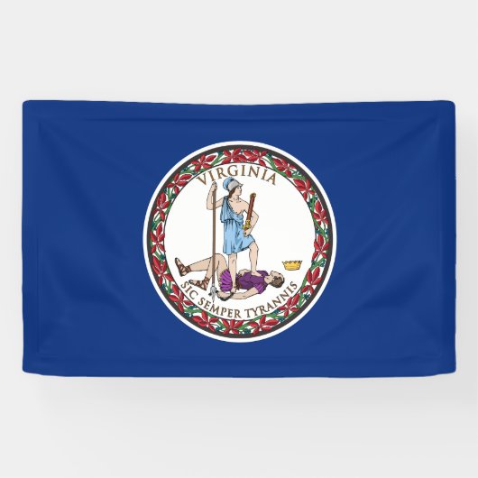 Virginia Staatsflagge Banner (Horizontal)