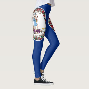 Virginia Staatsflagge Leggings